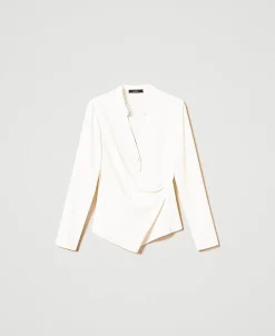 Blouse En Crêpe De Chine Recyclé