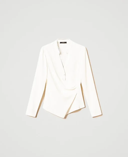 Blouse En Crêpe De Chine Recyclé