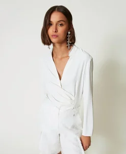 Blouse En Crêpe De Chine Recyclé