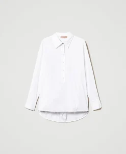 Blouse Polo En Popeline