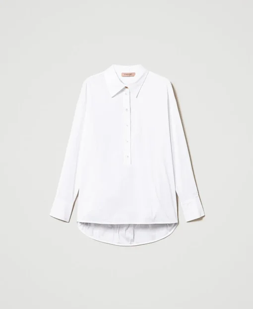 Blouse Polo En Popeline