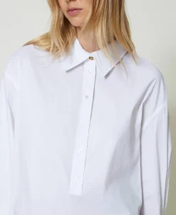Blouse Polo En Popeline
