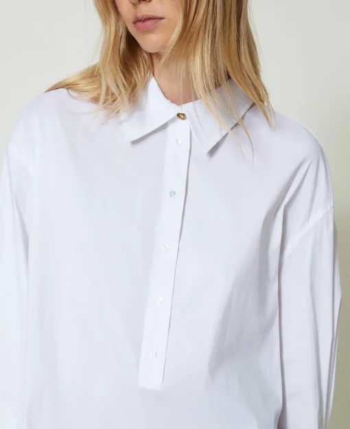 Blouse Polo En Popeline