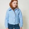 Blouson Court En Drap Bouclette