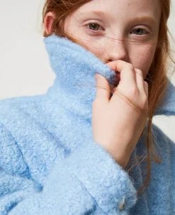 Blouson Court En Drap Bouclette