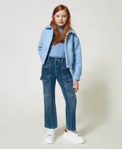 Blouson Court En Drap Bouclette