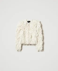 Blouson «Elisabeth» En Maille Bouclée