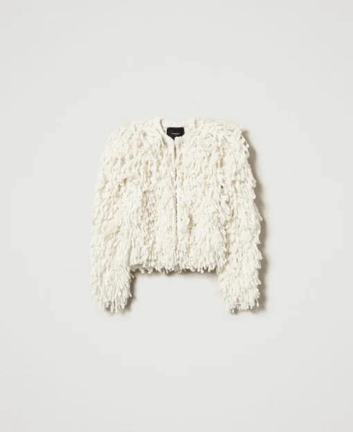 Blouson «Elisabeth» En Maille Bouclée