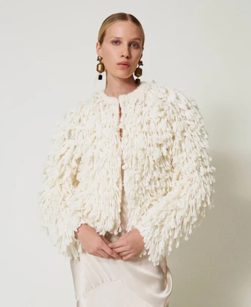 Blouson «Elisabeth» En Maille Bouclée