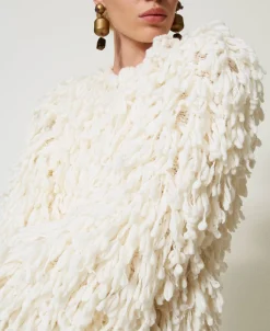 Blouson «Elisabeth» En Maille Bouclée