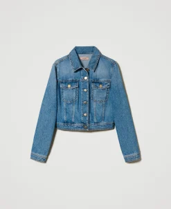 Blouson En Jean Avec Poches