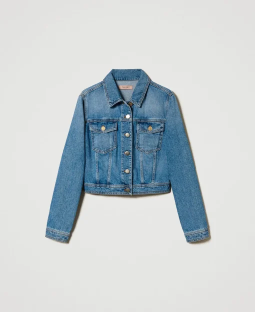Blouson En Jean Avec Poches