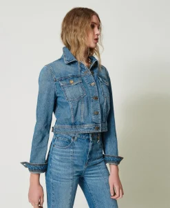 Blouson En Jean Avec Poches