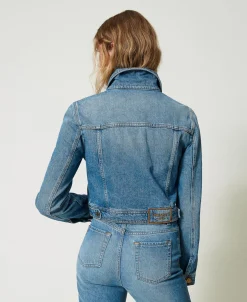 Blouson En Jean Avec Poches