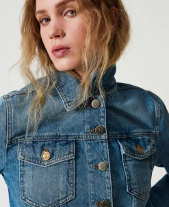 Blouson En Jean Avec Poches