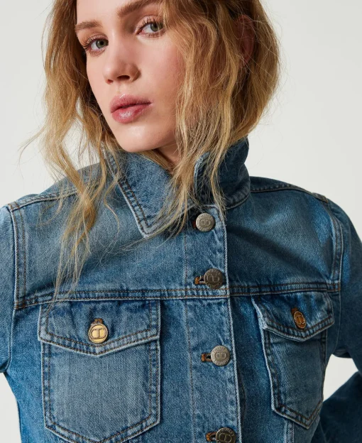 Blouson En Jean Avec Poches