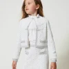 Blouson En Maille Jacquard Avec Oval T
