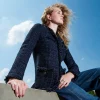 Blouson En Tissu Bouclé Avec Boutons Siglés