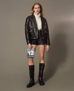 Blouson Motard «Fairfax» En Cuir