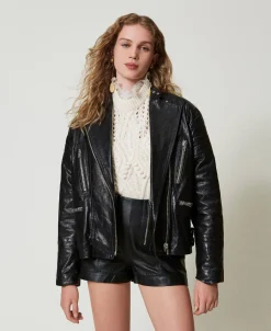 Blouson Motard «Fairfax» En Cuir
