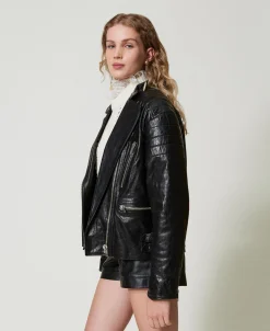 Blouson Motard «Fairfax» En Cuir