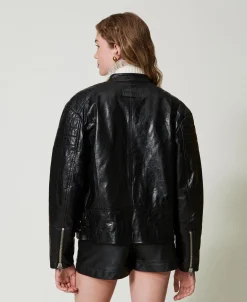 Blouson Motard «Fairfax» En Cuir