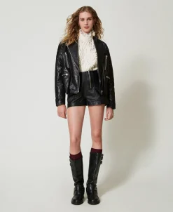 Blouson Motard «Fairfax» En Cuir