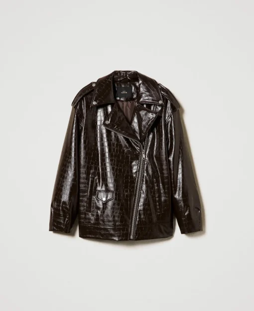 Blouson Perfecto Avec Imprimé Animalier