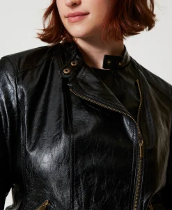 Blouson Perfecto Effet Cuir Avec Fermeture éclair