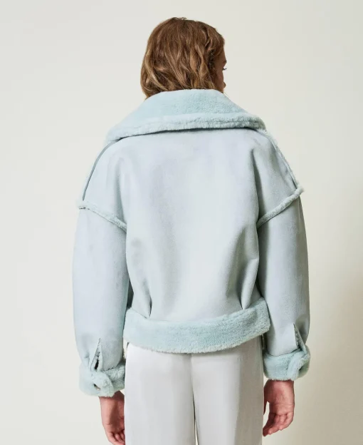 Blouson Réversible Avec Fausse Fourrure