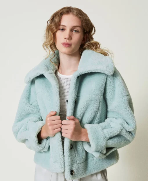 Blouson Réversible Avec Fausse Fourrure