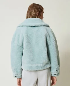 Blouson Réversible Avec Fausse Fourrure