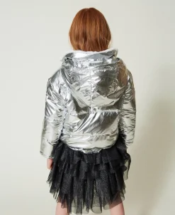 Blouson Réversible En Fausse Fourrure