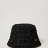 Bob En Tissu Bouclé Avec Oval T