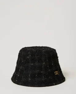 Bob En Tissu Bouclé Avec Oval T