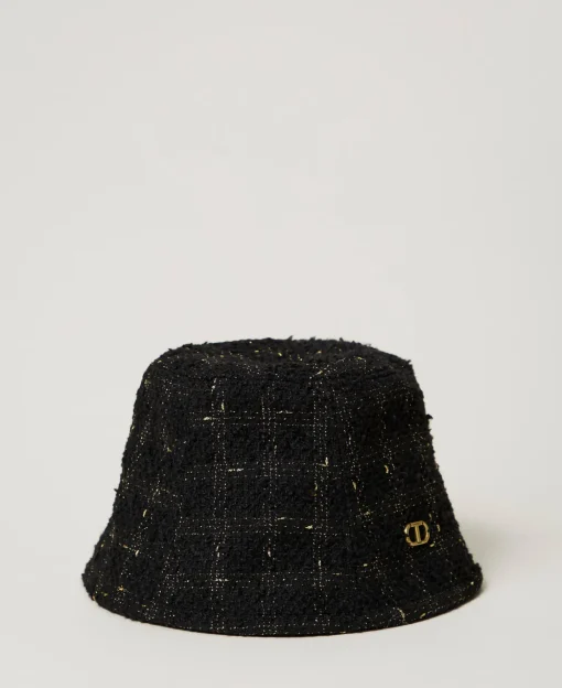 Bob En Tissu Bouclé Avec Oval T
