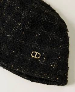 Bob En Tissu Bouclé Avec Oval T