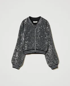 Bomber Avec Sequins All-over
