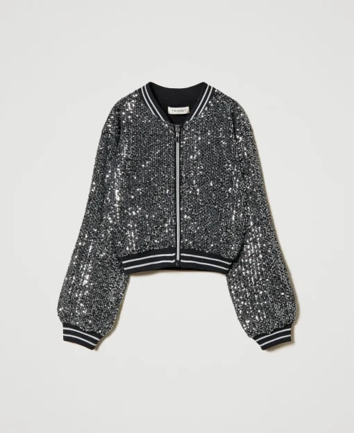 Bomber Avec Sequins All-over