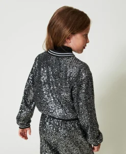 Bomber Avec Sequins All-over