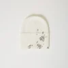 Bonnet En Maille Avec Broderies