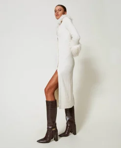Bottes à Talons Avec Imprimé Croco