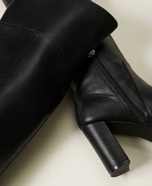 Bottes à Talons Montantes