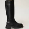 Bottes Montantes Avec étiquette Siglée