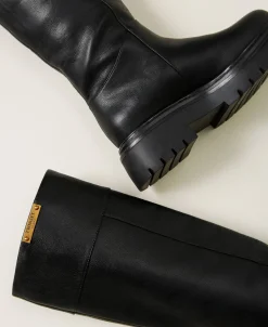 Bottes Montantes Avec étiquette Siglée