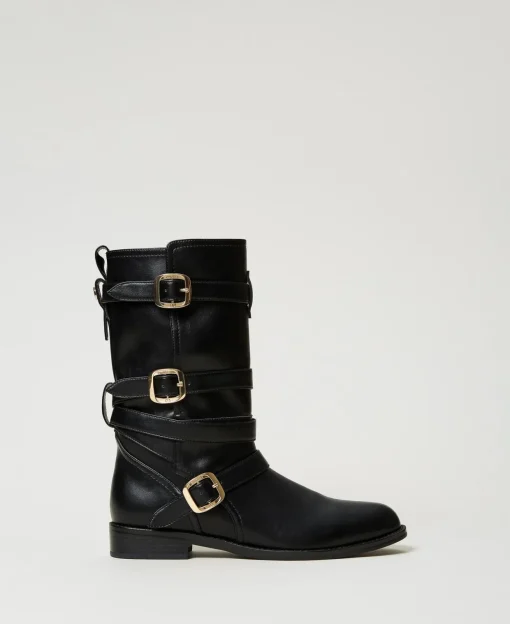 Bottes Motardes Avec Brides