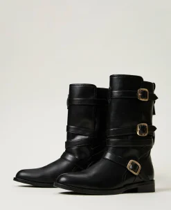 Bottes Motardes Avec Brides