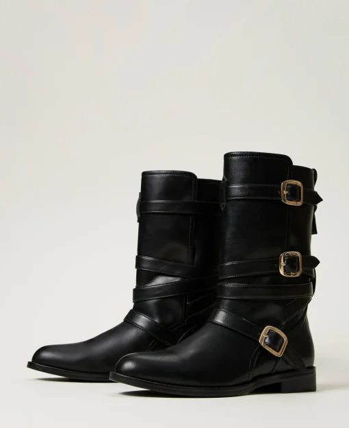 Bottes Motardes Avec Brides