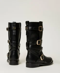 Bottes Motardes Avec Brides