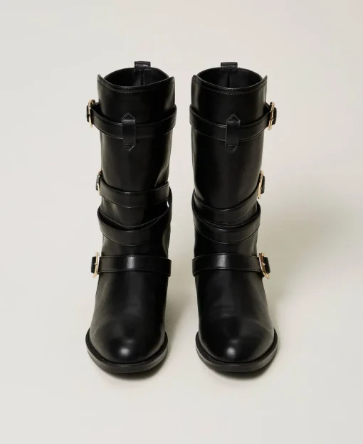 Bottes Motardes Avec Brides